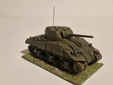 1/72, or 20mm Trumpeter models Sherman M4A1. Fully painted and based