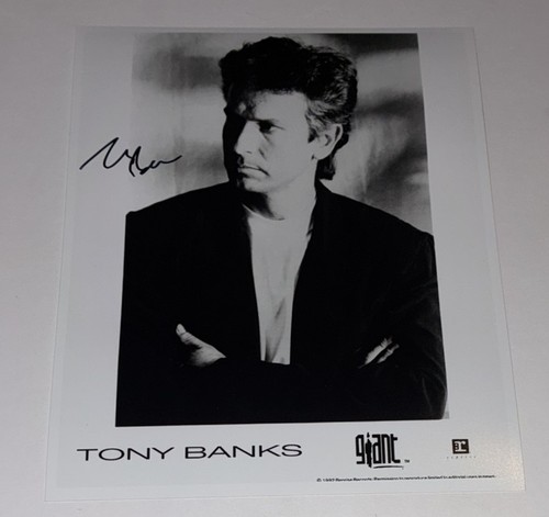 Signed tony banks genesis - signed,