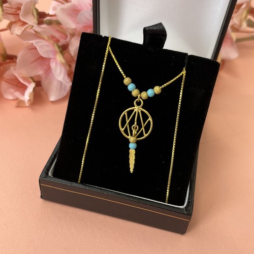 9ct gold rare dream - dream, catcher