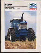 1988 FORD TW-35, TW-25, TW-15, TW-5, TW Series Brochure Leaflet