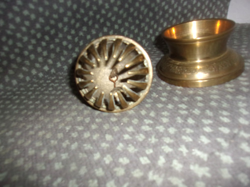Vintage indian engraved brass - vintage,