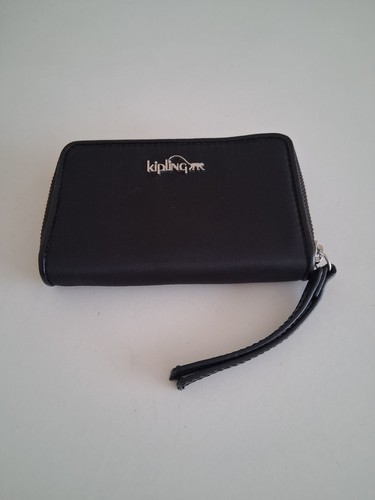 Kipling black zip wallet purse - kipling,