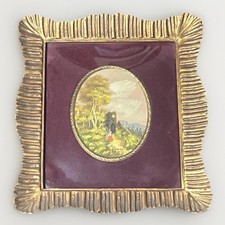 Framed Italian Miniature Oil