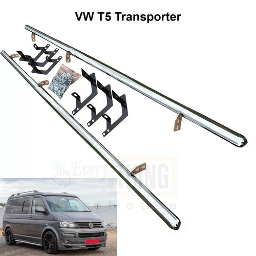 Polished side step bar - bar, running