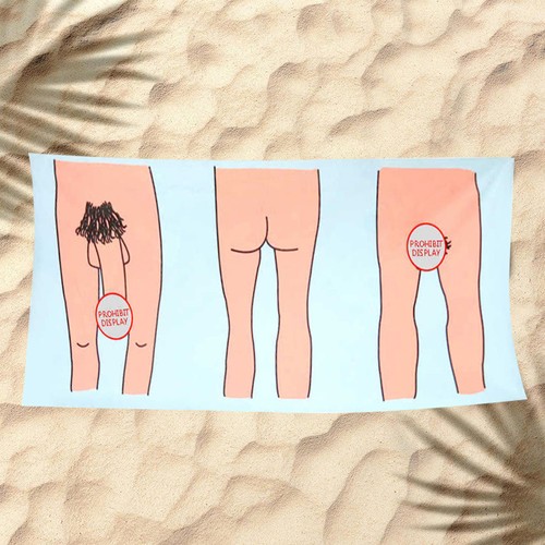 Sexy microfiber beach - sexy, towel