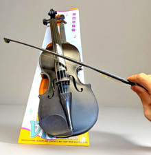 Children's Violin Kids Musical Guitar Toy Violin Built-in Different Songs Black