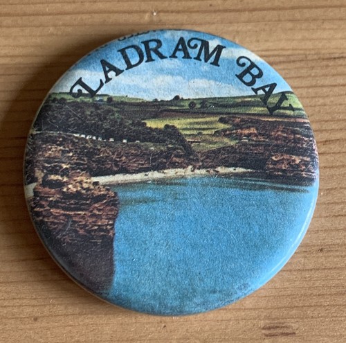 Ladram bay pin badge - bay, button