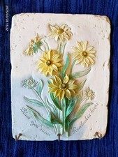 Vintage 3D Resin Hanging Wall