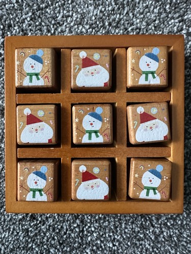 Wooden christmas noughts - wooden, &