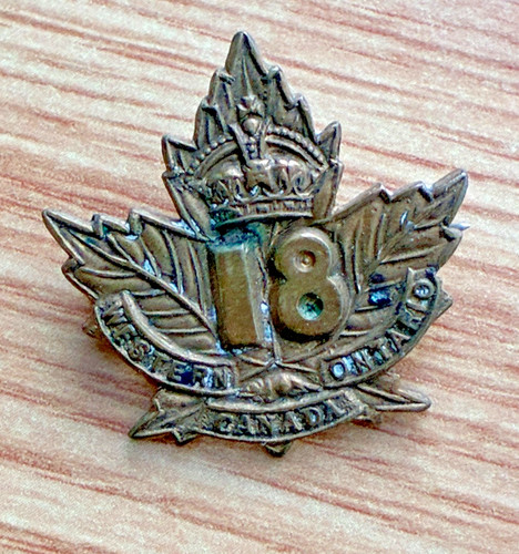 Ww1 canadian 18th infantry - canadian,