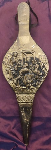 Vintage embossed brass - vintage,