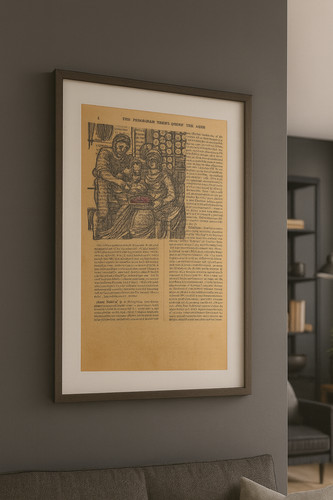 Blood letting print - letting,