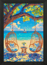 Beach Scene with Hanging
