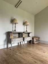 Pair of French style bedside cabinets