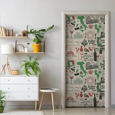 Door Wallpaper Self Adhesive