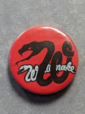 Vintage 80s Whitesnake PIN BADGE 
