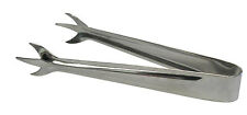 Stainless Steel Serving Ice Tongs 7" Sweet Tongs Serving Utensil Cocktail Bar