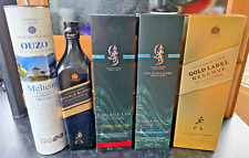 5 x Empty Whisky Alcohol Bottle For Upscaling MINT Lagavulin,Ouzo,Johnnie Walker