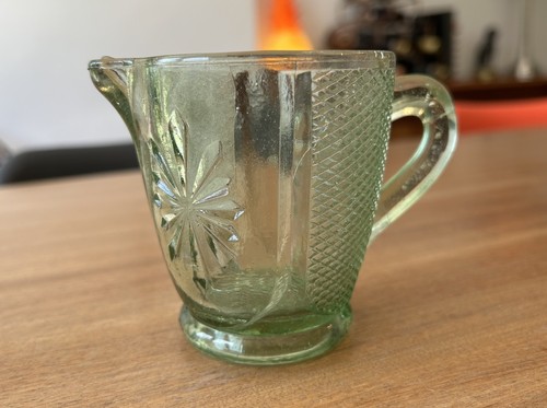 Depression glass c1930s milk - glass,