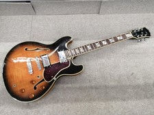 Aria pro II TA-700 3.5kg W/Hard case Semi-Hollow Electric Guitar Used From Japan