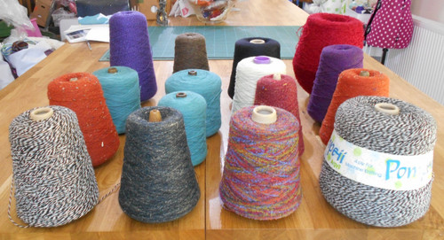 Joblot yarn cones - yarn,, of