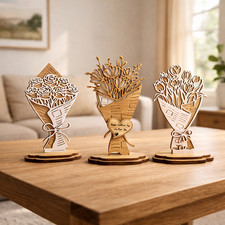 Personalised Wooden Flower