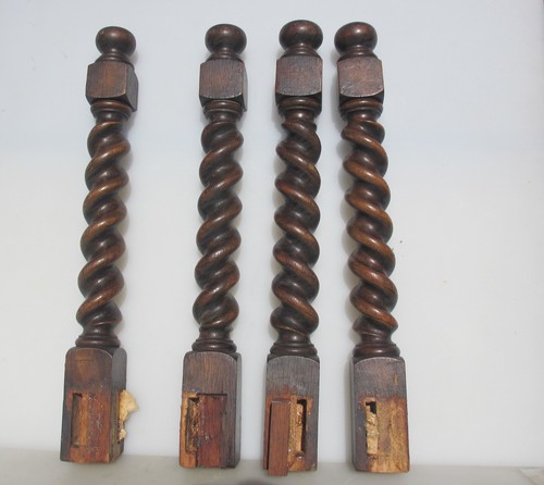 Victorian turned wooden - turned,