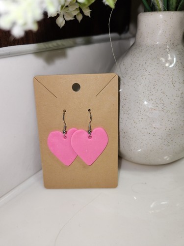 Bright pink heart shaped - bright,