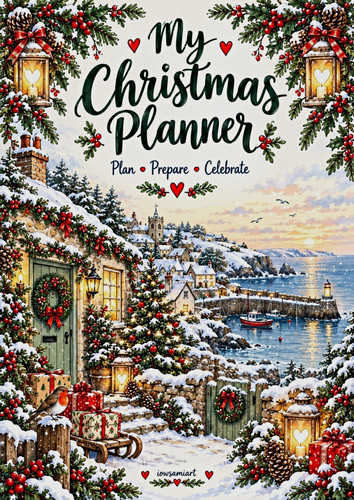 Christmas planner page - a4,