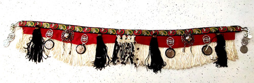 Vintage tribal fringe belly - tribal,