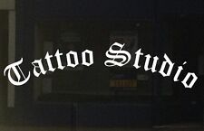 Tattoo Studio Shop vinyl sticker window door sign graphics commercial parlour