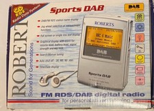 Roberts Sports DAB RD 14 DAB / FM / RDS Pocket Radio in Original Box G C & P O W