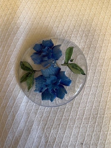 Vintage round reverse carved - round,