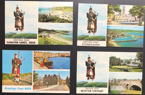 Scottish life postcards - scottish,