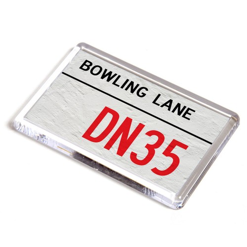 Fridge magnet bowling lane - magnet,