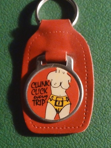 Vintage adult key ring - adult, fob