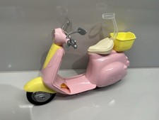 Barbie doll figure Motorcycle vespar bike vehicle kids children’s toy 
