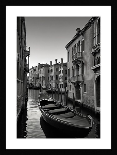 Intimate venice canals framed - intimate,