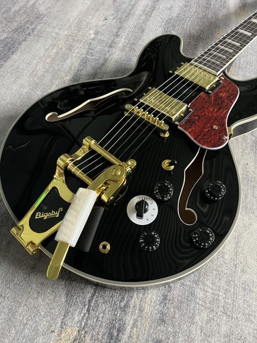 Black semi hollow - black,