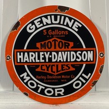 Harley-Davidson Enamel Sign -