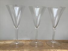 4 x Large Vintage Clear