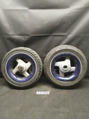 Front and rear wheel - and,