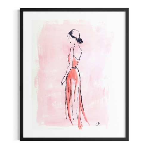 Original blush 9x12 figure - original,
