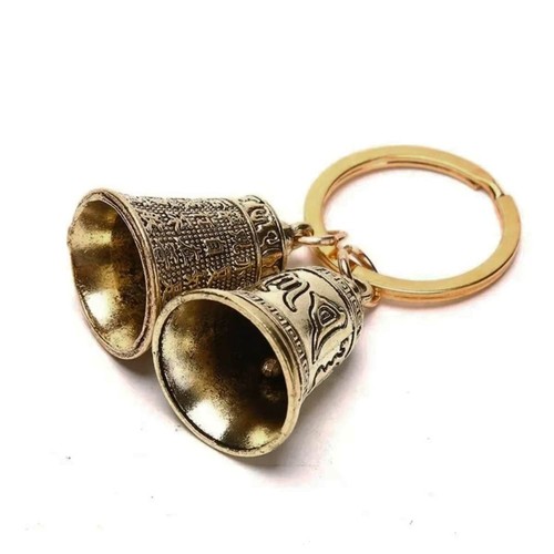 Six character carved keyring - six-character,