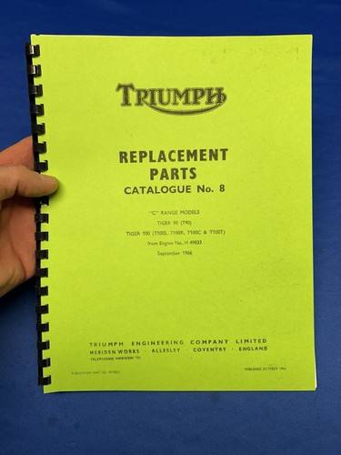Triumph replacement parts - triumph,