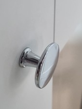 50x Round Chrome KNOB HANDLE
