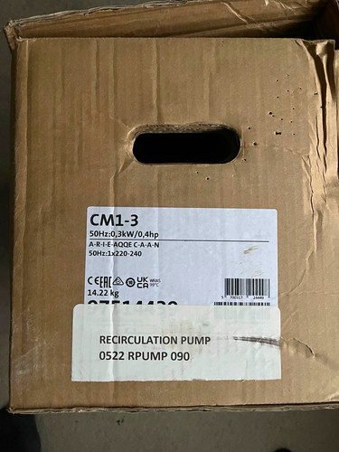Grundfos cm1 recirculation - grundfos,