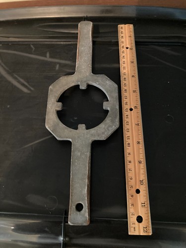 Vintage spanner metal wrench - vintage,