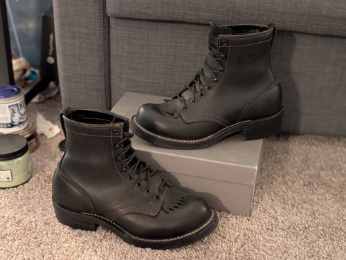 Wesco boots boot black - boot,
