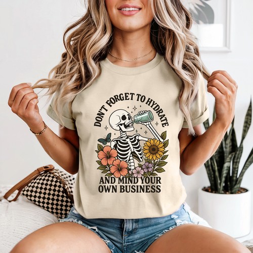 Funny skeleton womens shirt - funny, t-shirt